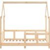 Dětská postel 70 x 140 cm masivní borové dřevo [835721] (Barva Přírodní)