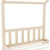 Rám dětské postele masivní borové dřevo 90 x 200 cm [283366] (Barva Hnědá)