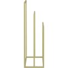 Volně stojící stojan na ručníky 48 x 24 x 79 cm železo [343092] (Barva Zlatá)