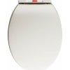 WC sedátko s pomalým sklápěním rychloupínací oválné [145817] (Barva Šedá)