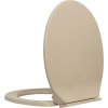 WC sedátko s pomalým sklápěním oválné [145820] (Barva Béžová)