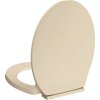 WC sedátko s pomalým sklápěním oválné [145820] (Barva Béžová)
