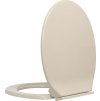 WC sedátko s pomalým sklápěním oválné [145820] (Barva Béžová)