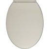 WC sedátko s pomalým sklápěním oválné [145820] (Barva Béžová)