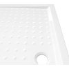 Sprchová vanička s puntíky 80 x 120 x 4 cm ABS [148901] (Barva Bílá)