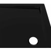 Obdélníková sprchová vanička ABS 80 x 100 cm [148912] (Barva Černá)