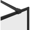 Sprchová zástěna walk-in 80 x 195 cm čiré ESG sklo [151023] (Barva Černá)