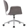 Otočná kancelářská židle textil [3054828] (Barva Světle šedá)