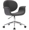 Otočná kancelářská židle textil [3054828] (Barva Světle šedá)