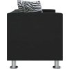 2místná pohovka umělá kůže [242209] (Barva Černá)