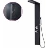 Sprchový panel set hliníkový matný [142373] (Barva Černá)