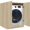 Skříňka nad pračku 71 x 71,5 x 91,5 cm [808399] (Barva Betonová šedá)