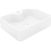 Umyvadlo s otvorem pro baterii 48 x 37 x 13,5 cm keramika [141936] (Barva Bílá)