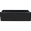 Umyvadlo 41 x 30 x 12 cm keramika [142734] (Barva Černá)