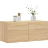 Nástěnná skříňka 80x36,5x35 cm kompozit [830063] (Barva dub sonoma)