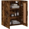 Nástěnná skříňka artisan 69,5 x 34 x 90 cm kompozitní dřevo [830409] (Barva Kouřový dub)