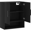 Nástěnná skříňka 60 x 31 x 70 cm kompozit [829933] (Barva Černá)
