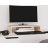 Stojan na monitor 50 x 27 x 10 cm masivní borové dřevo [813944] (Barva Přírodní)