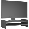 Stojan na monitor 50x27x15 cm masivní borové dřevo [814021] (Barva Šedá)