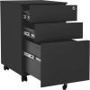 Mobilní kartotéka 39 x 45 x 60 cm ocel [335981] (Barva Antracitová)