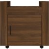 Kancelářský kontejner 60 x 45 x 60 cm kompozitní dřevo [816615] (Barva Hnědý dub)