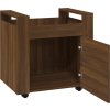 Kancelářský kontejner 60 x 45 x 60 cm kompozitní dřevo [816615] (Barva Hnědý dub)