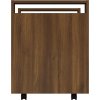 Kancelářský kontejner 60 x 45 x 60 cm kompozitní dřevo [816615] (Barva Hnědý dub)