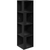 Rohová skříňka 33 x 33 x 132 cm dřevotříska [809036] (Barva Černá)