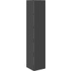 Rohová skříňka 33 x 33 x 164,5 cm dřevotříska [809048] (Barva Betonová šedá)