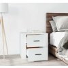 Noční stolek 50x39x47 cm [816704] (Barva Bílá)