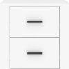 Noční stolek 50x39x47 cm [816704] (Barva Bílá)