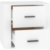 Noční stolek 50x39x47 cm [816704] (Barva Bílá)
