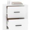 Noční stolek 50x39x47 cm [816704] (Barva Bílá)