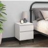 Noční stolky 2 ks 40x35x50 cm [821843] (Barva Bílá)