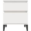 Noční stolky 2 ks 40x35x50 cm [821843] (Barva Bílá)
