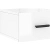 Nástěnné noční stolky 2 ks 35 x 35 x 20 cm [829841] (Barva Bílá s vysokým leskem)