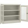 Kancelářská skříň 90 x 40 x 90 cm ocel [335931] (Barva Světle šedá)