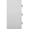 Uzamykatelná skříň 90 x 45 x 92,5 cm ocel [336440] (Barva Světle šedá)