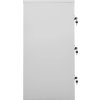 Uzamykatelná skříň 90 x 45 x 92,5 cm ocel [336440] (Barva Světle šedá)