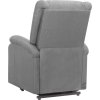 Zvedací masážní křeslo textil [329709] (Barva Světle šedá)