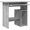 Psací stůl 80 x 45 x 74 cm kompozitní dřevo [801368] (Barva Betonová šedá)