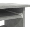 Psací stůl 80 x 45 x 74 cm kompozitní dřevo [801368] (Barva Betonová šedá)