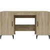 Psací stůl 140 x 50 x 75 cm kompozitní dřevo [812774] (Barva dub sonoma)