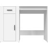 Psací stůl 100 x 49 x 75 cm kompozitní dřevo [816784] (Barva Bílá)
