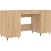 Psací stůl 140 x 50 x 75 cm kompozitní dřevo [829527] (Barva dub sonoma)