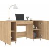 Psací stůl 140 x 50 x 75 cm kompozitní dřevo [829527] (Barva dub sonoma)