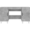Psací stůl 140 x 50 x 75 cm kompozitní dřevo [829546] (Barva Šedá sonoma)