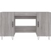 Psací stůl 140 x 50 x 75 cm kompozitní dřevo [829546] (Barva Šedá sonoma)