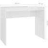 Psací stůl 90 x 40 x 72 cm, konstrukční dřevo [800378] (Barva Bílá)