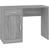 Psací stůl zásuvka a skříňka 100x40x73 cm kompozit [342657] (Barva Šedá sonoma)